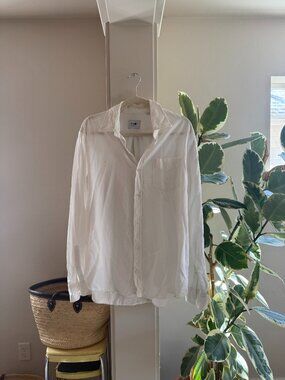 NNO7 No Nationality White Button Down Shirt